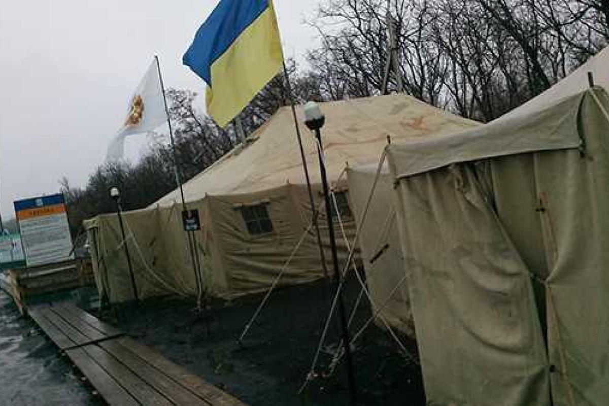 Как выглядят пункты обогрева, установленные на КПВВ Как выглядят пункты обогрева, установленные на КПВВ