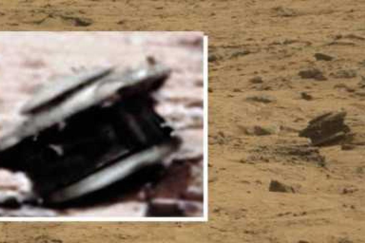 «Виртуальные археологи» обнаружили следы НЛО на Марсе