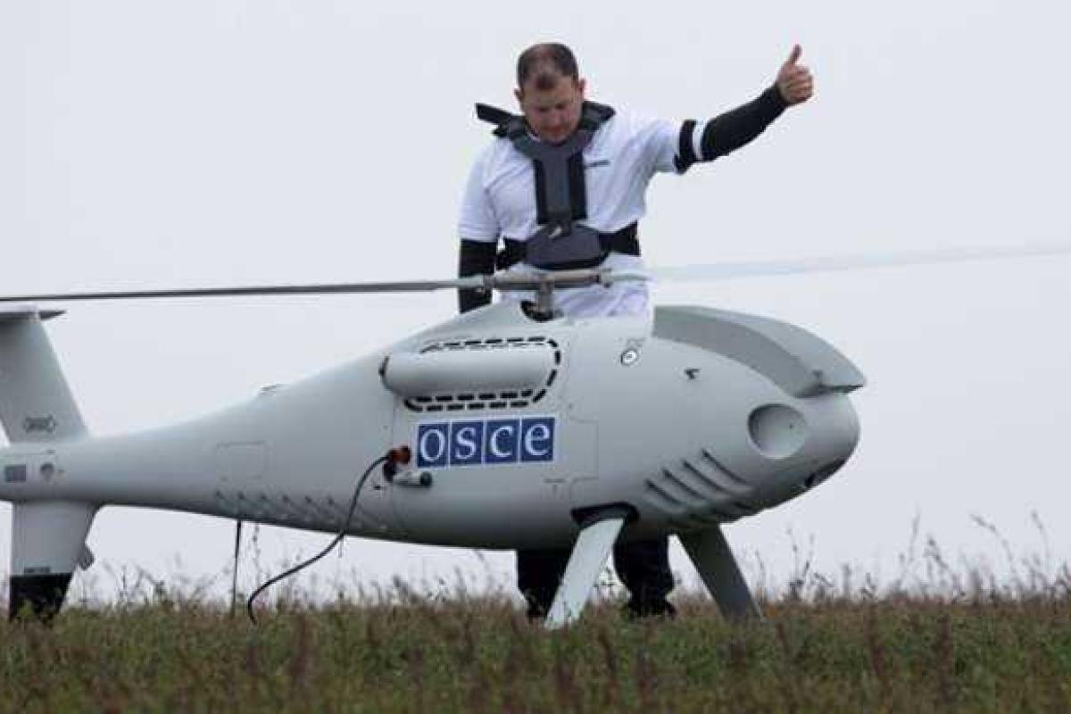 Террористы «ЛНР» обстреляли беспилотник миссии ОБСЕ Террористы «ЛНР» обстреляли беспилотник миссии ОБСЕ