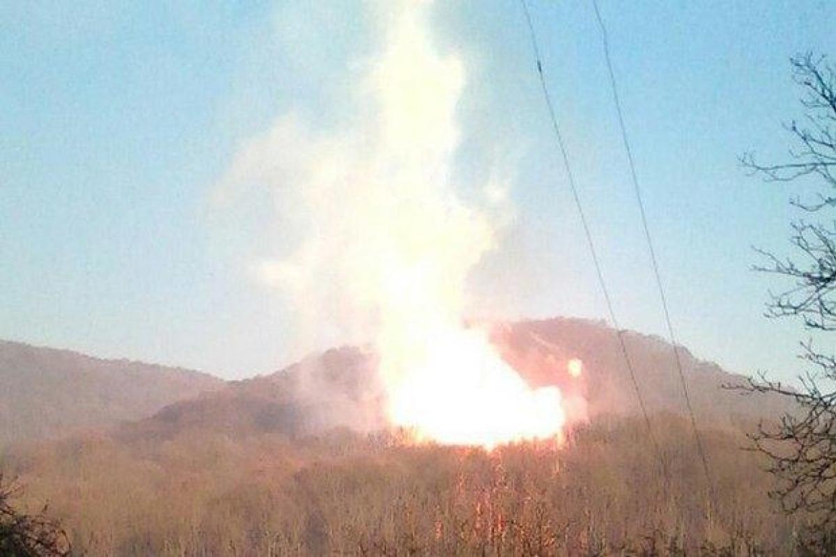 На Закарпатье взорвался газопровод На Закарпатье взорвался газопровод