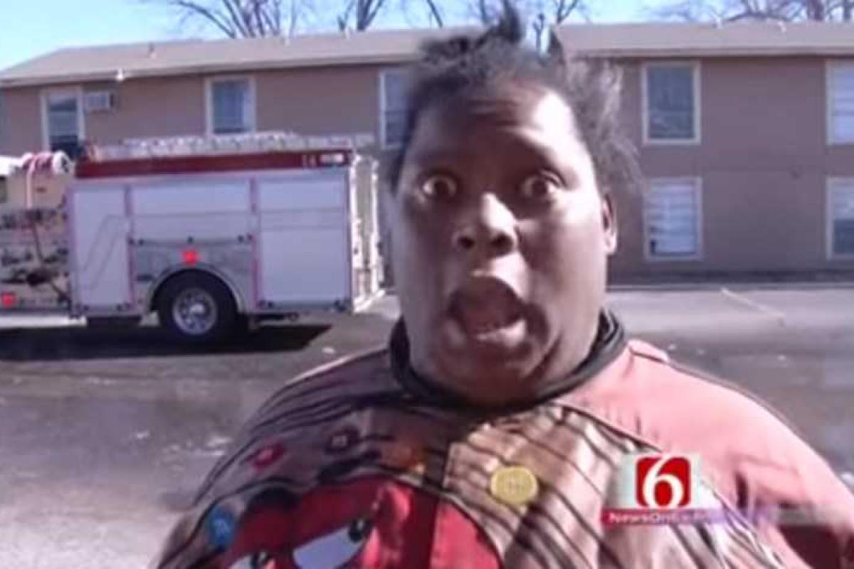 Потрясенная американка дала "лучшее интервью всех времен". Видео