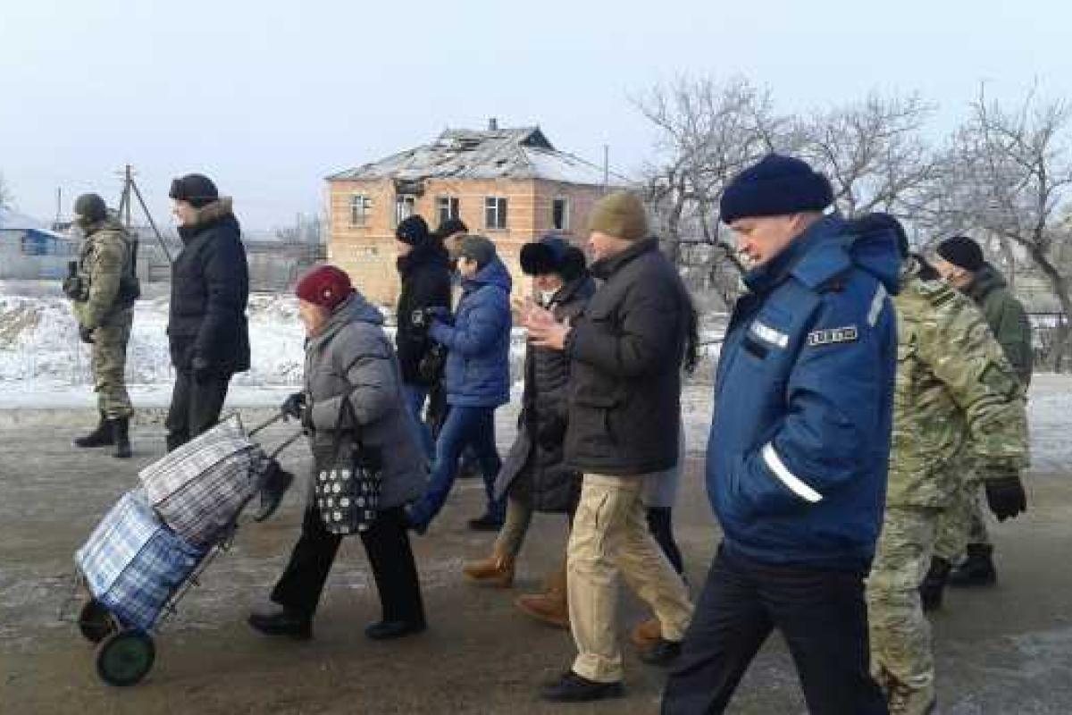 На «нуле» пешеходного перехода в Станице Луганской установят дополнительный пункт обогрева