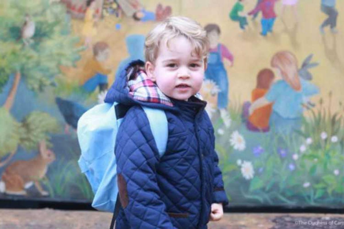 Сын принца Уильяма и Кейт Миддлтон впервые пришел в детский сад