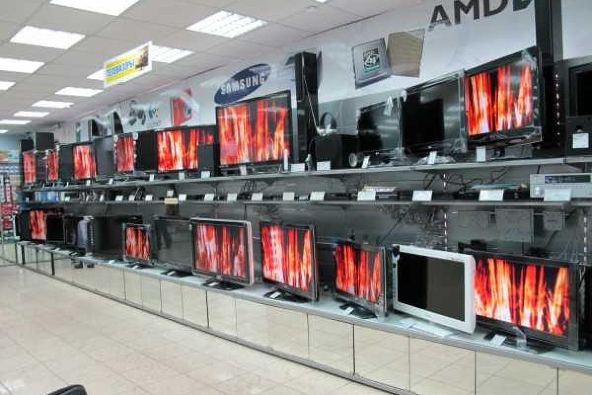 В России продажи телевизоров сократились на 47%