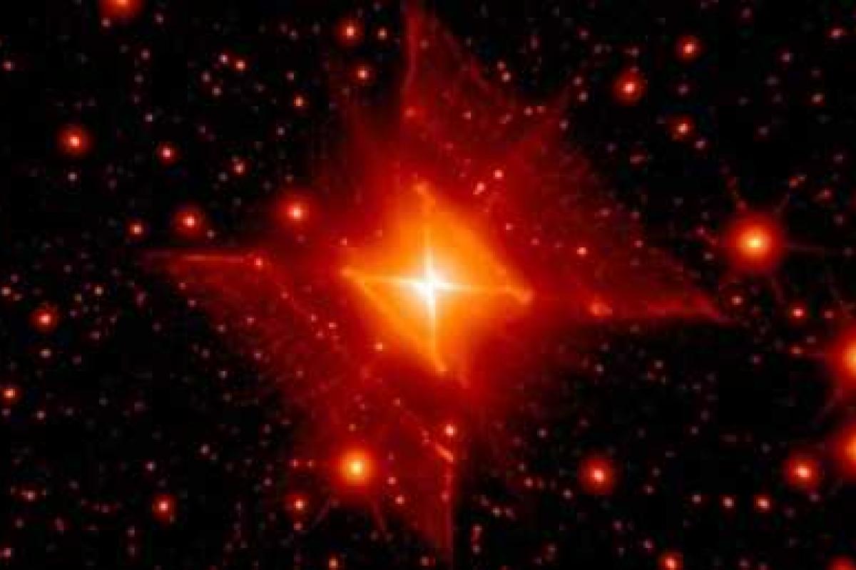 В космосе появилась квадратная туманность