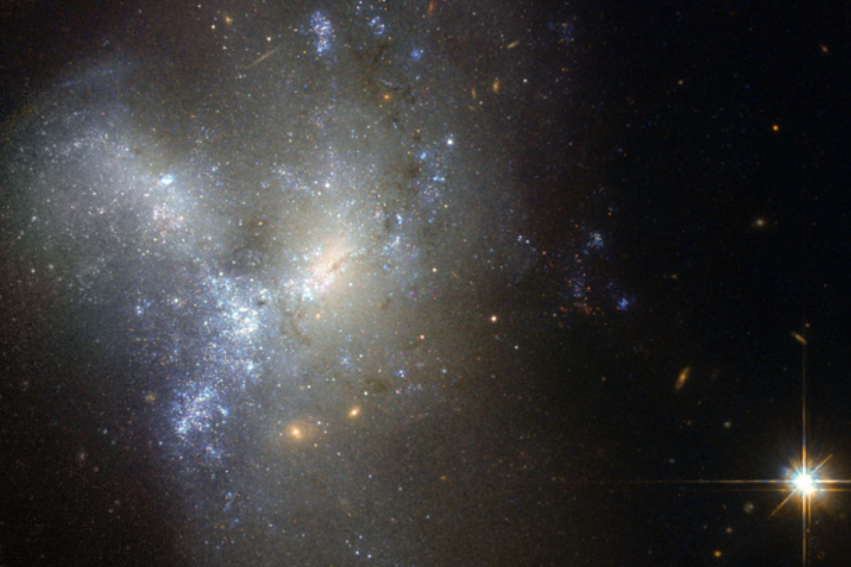 Обсерватория «Хаббл» сделала снимки зарождающейся планеты