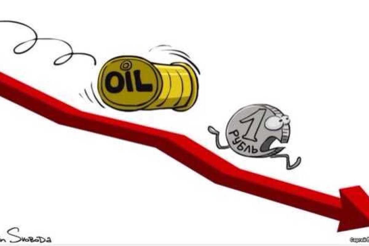 Нефть падает, давя на российский рынок Нефть падает, давя на российский рынок