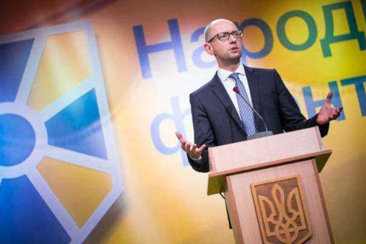 В «Народном фронте» прокомментировали информацию об отставке Яценюка