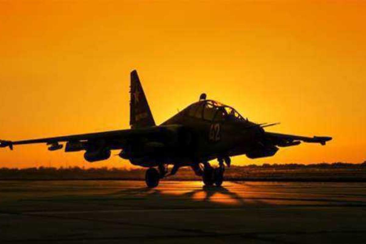 В Россия разбился российский штурмовик Су-25