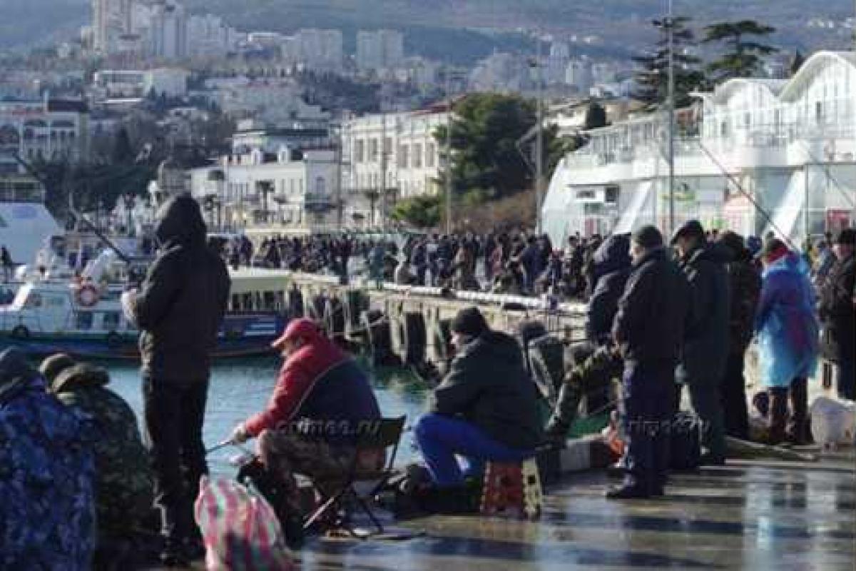 Любительский вылов рыбы с набережной Ялты признали браконьерством Любительский вылов рыбы с набережной Ялты признали браконьерством