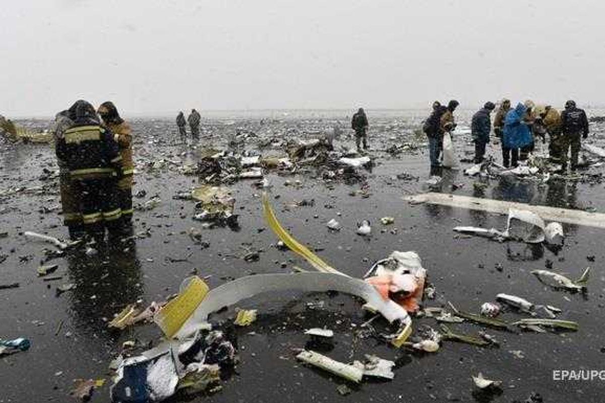 Собраны фрагменты тел погибших при крушении "Боинга" в Ростове