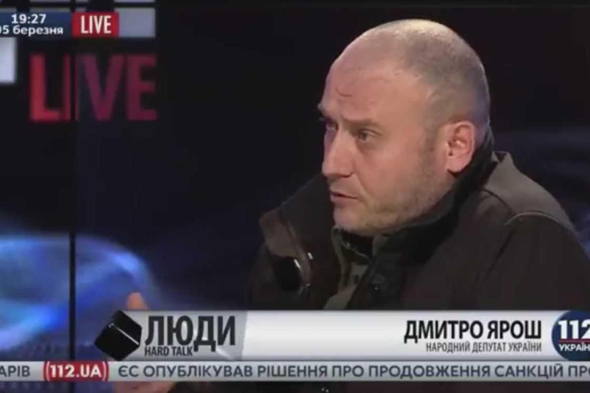 Ярош: Оружие на Майдане было, но информация о его применении не поступала Ярош: Оружие на Майдане было, но информация о его применении не поступала