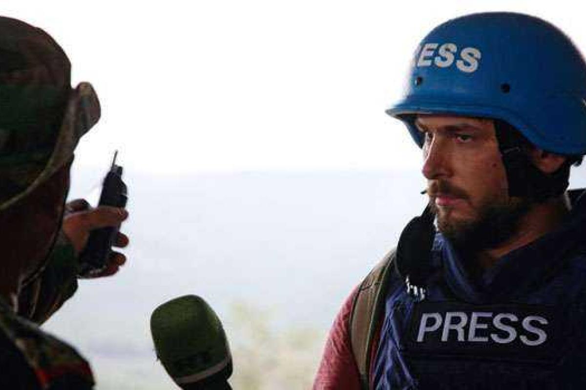 В Сирии российские журналисты попали под артобстрел