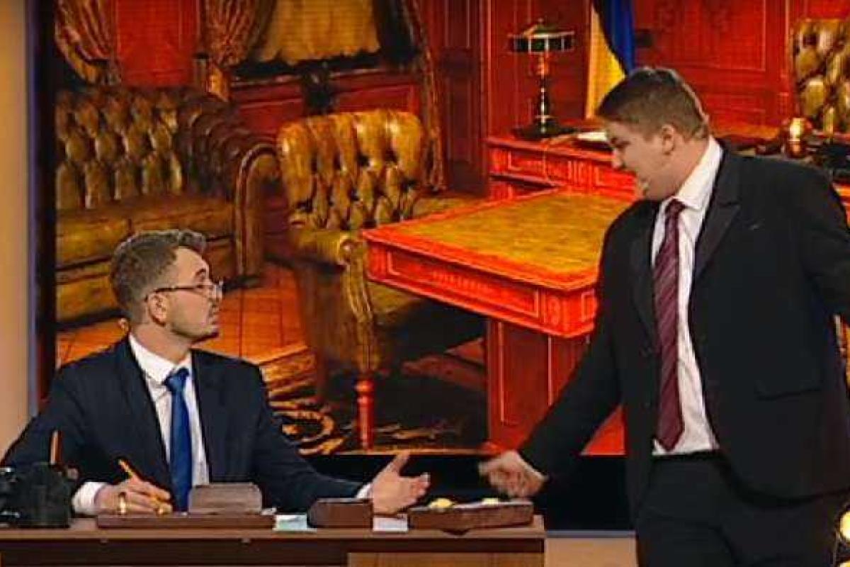 Юмористы сделали пародию на Яценюка и Саакашвили
