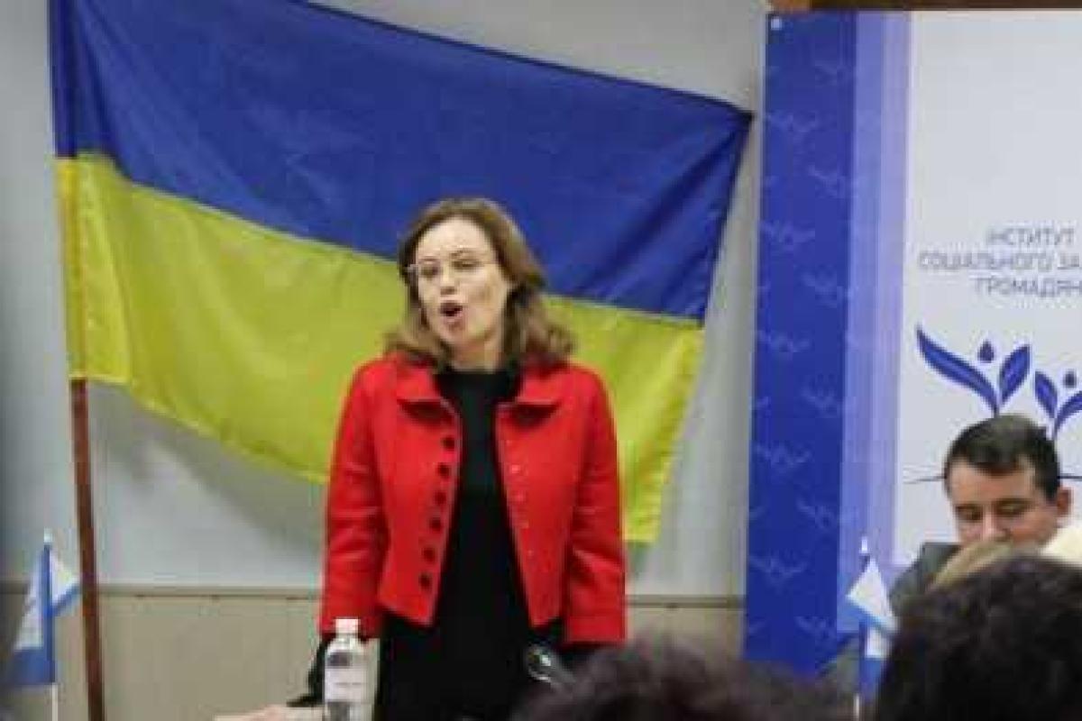 В Славянске Королевскую встречали криками "Ганьба!"