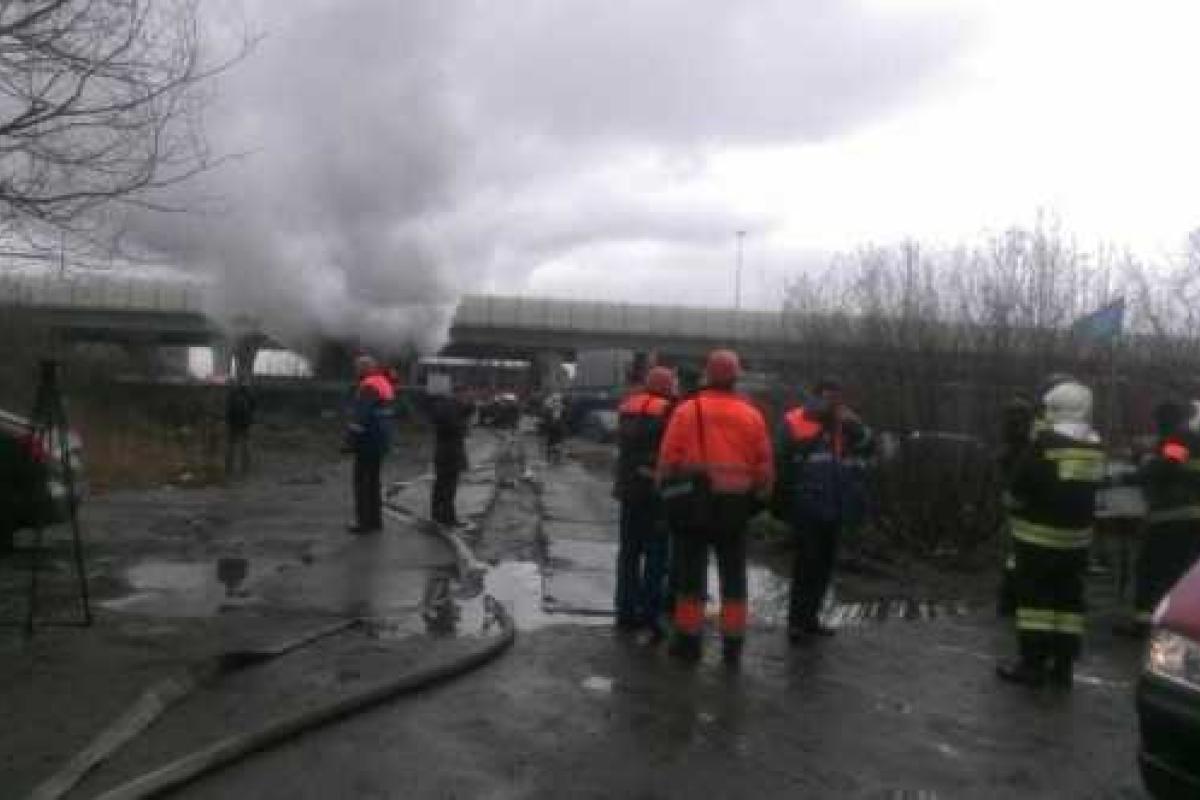 В питерском метро произошел пожар