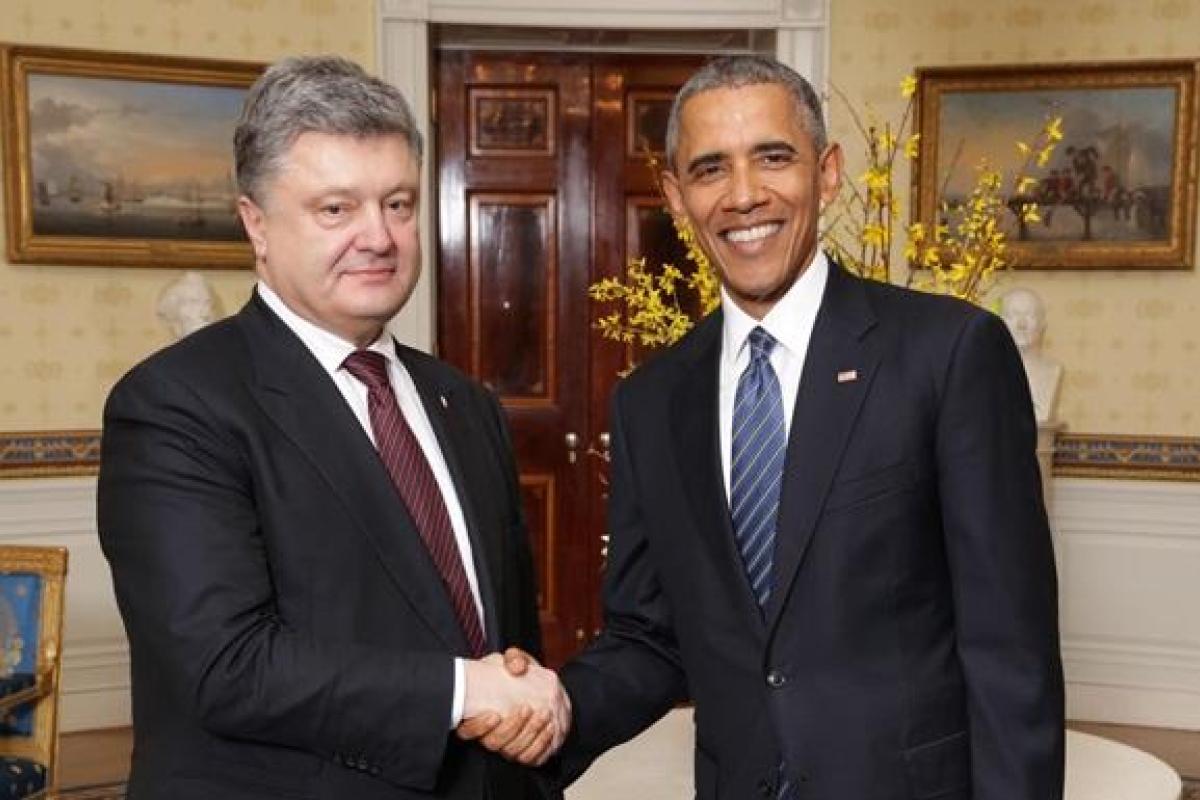 Порошенко и Обама обсудили Донбасс, Крым и Кабмин
