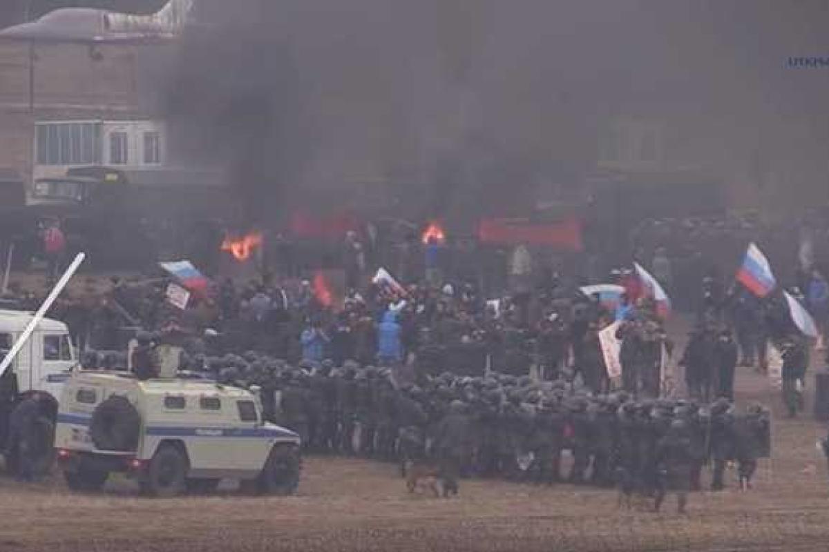 Появилось видео тайных учений Нацгвардии Путина по разгону "московского майдана"