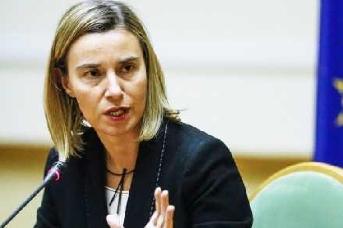 Ф.Могерини выразила поддержку от ЕС новому премьер-министру В.Гройсману