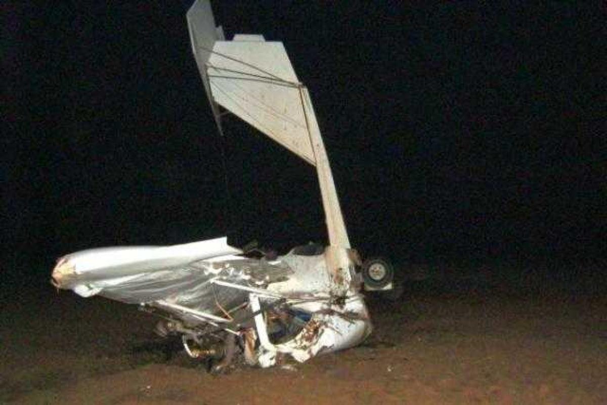 Появились фото с места гибели пилота из Луганска под Ростовом