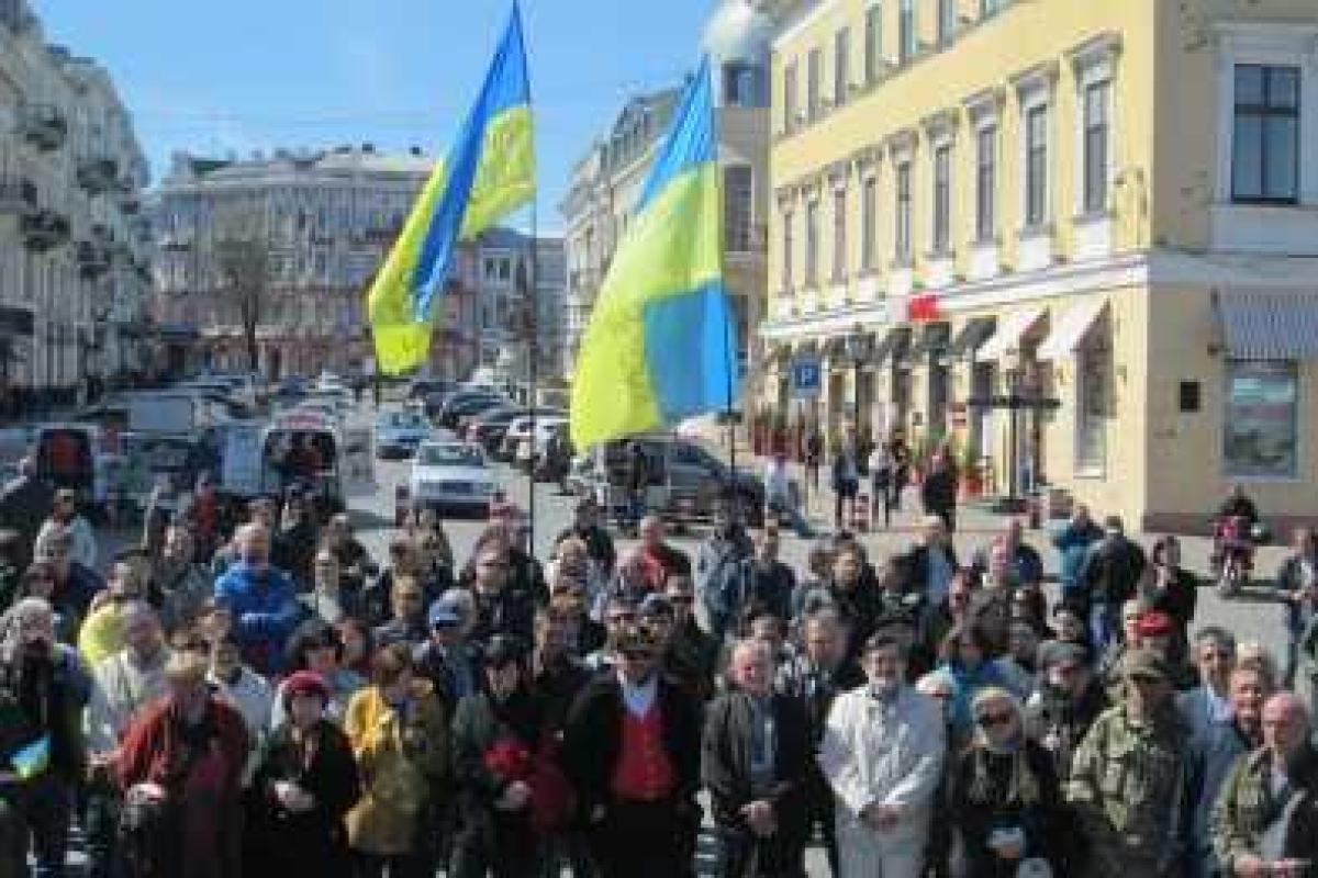 Одесситы собрались на народное вече под Дюком