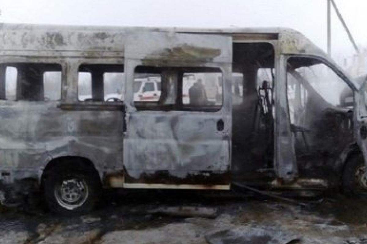 В российском городе Ставрополе взорвалась маршрутка В российском городе Ставрополе взорвалась маршрутка