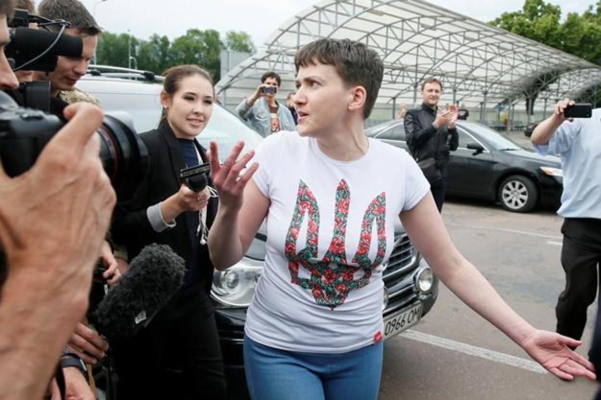 Савченко выступила в Администрации Президента Савченко выступила в Администрации Президента