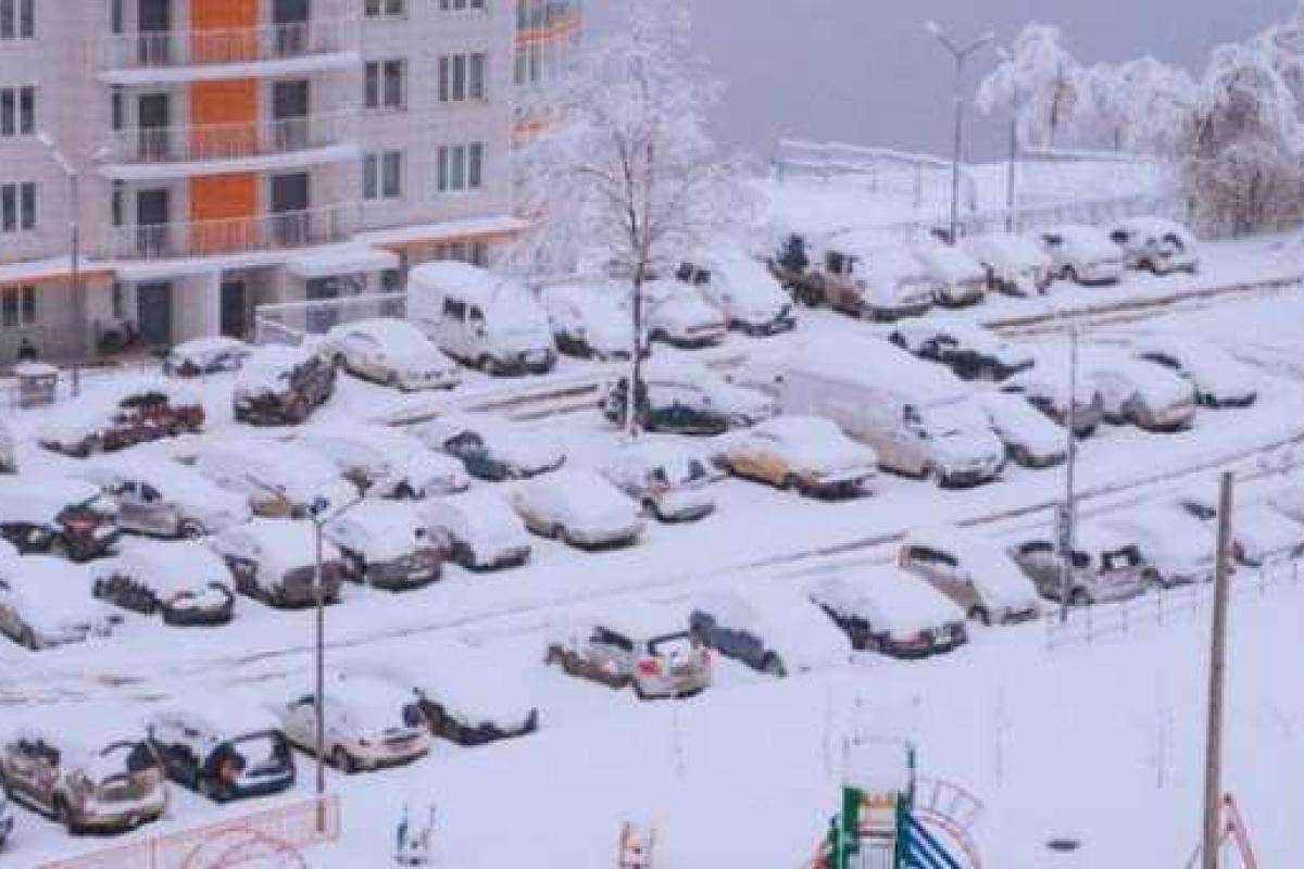 В России выпал сильный снег, опубликованы фото В России выпал сильный снег, опубликованы фото