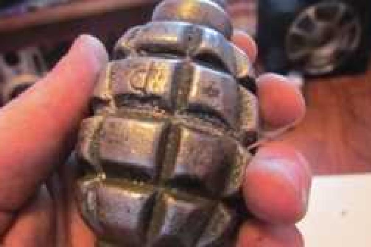 В Луганске мужчина угрожал своей девушке гранатой