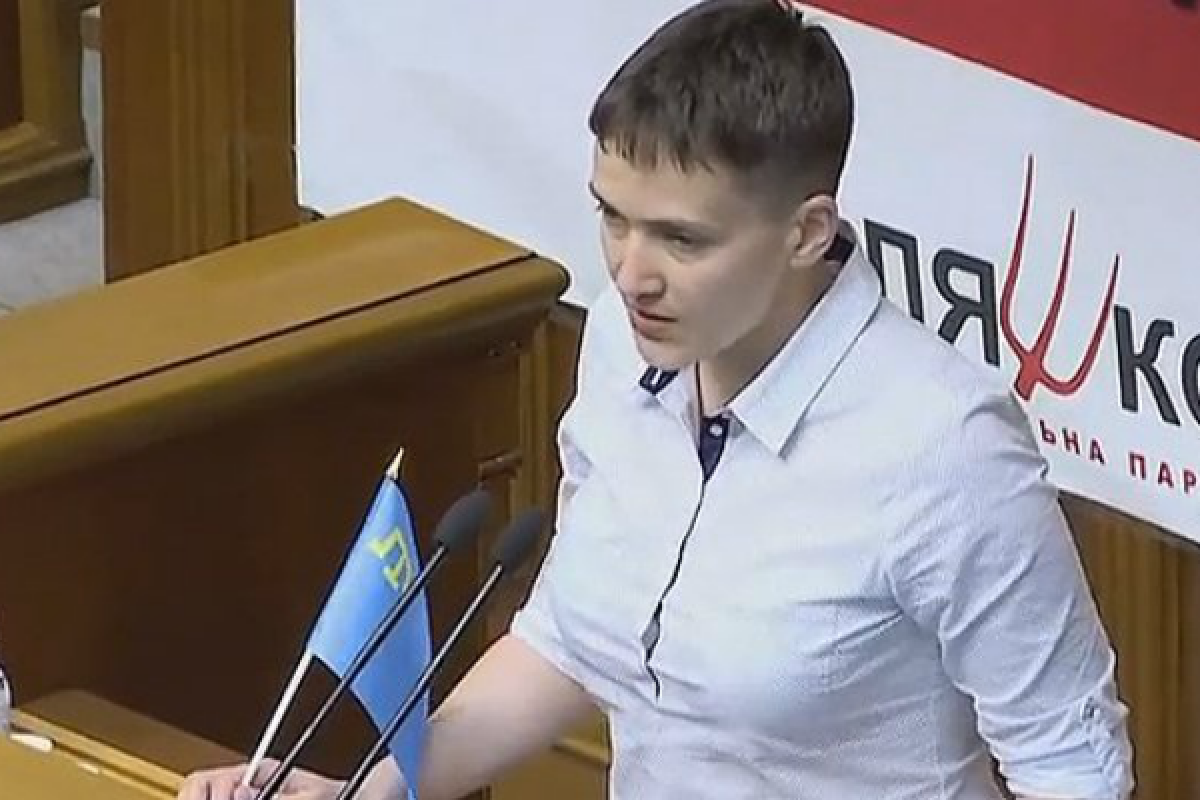 Савченко рассказала о первом рабочем дне в Верховной Раде Савченко рассказала о первом рабочем дне в Верховной Раде