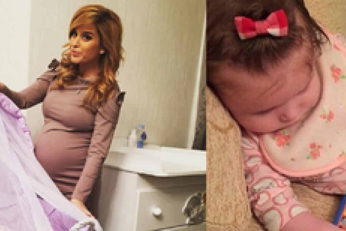 Телеведущая Ксения Бородина случайно показала фото своей маленькой дочери