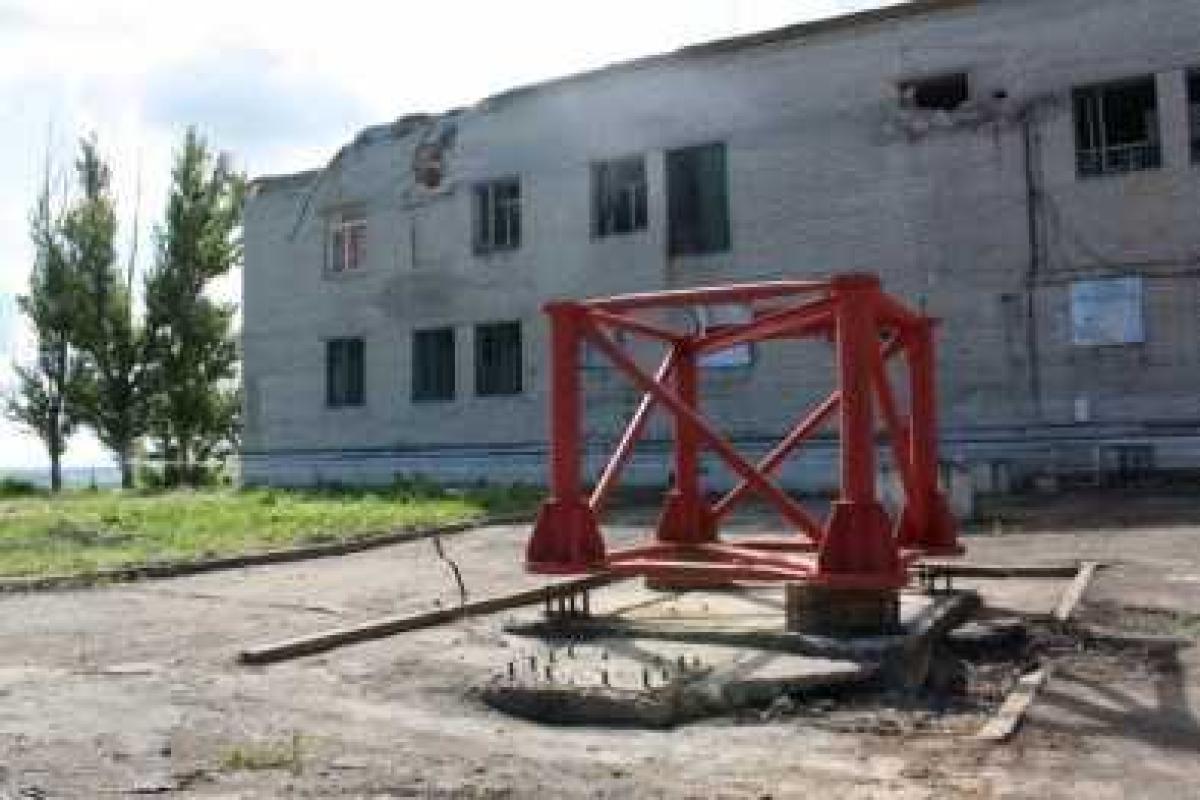 На горе Карачун начали устанавливать телевышку