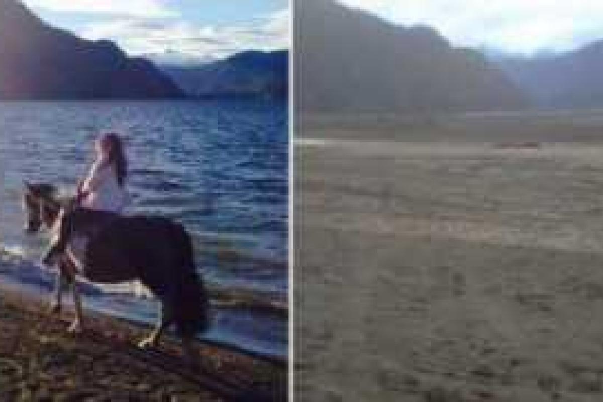 В Чили за одну ночь полностью исчезло озеро В Чили за одну ночь полностью исчезло озеро