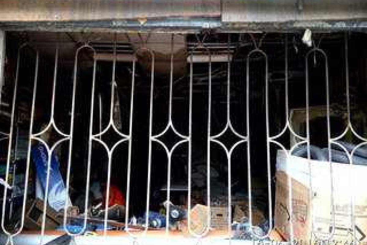 В Донецке горел магазин, - соцсети В Донецке горел магазин, - соцсети