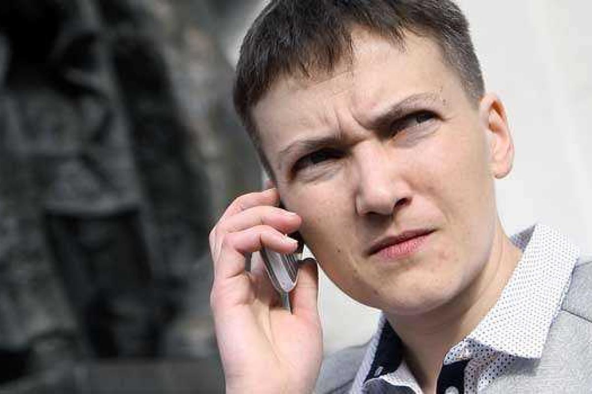 Савченко в Славянске нецензурно высказалась о несовершенстве законов