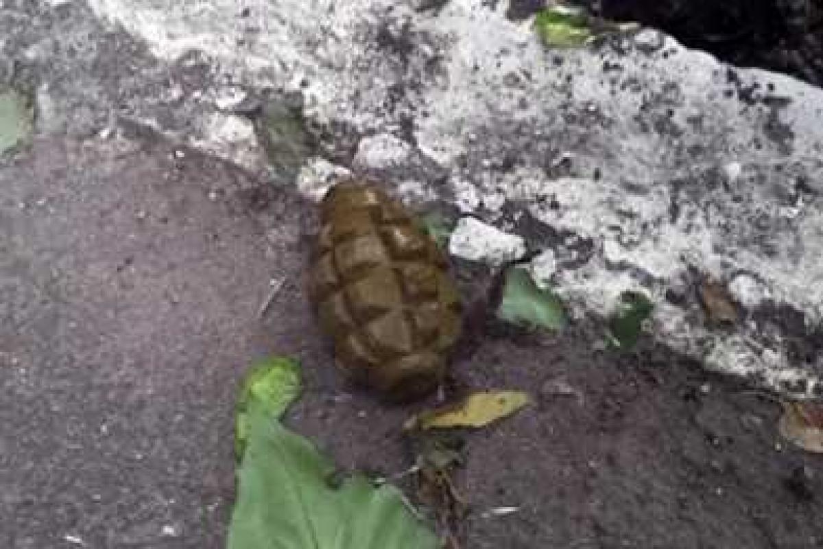 Очередную гранату нашли жители Мариуполя