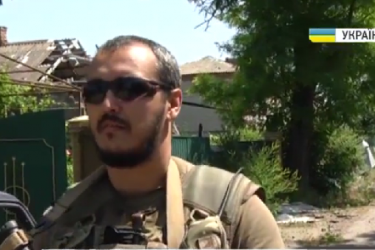 Российский спецназ проводит разведку боем в районе Широкино Российский спецназ проводит разведку боем в районе Широкино