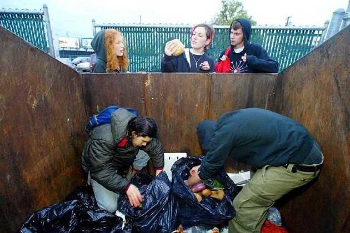"Импортозамещение" по-русски: В Москве создают карту помоек, где есть еда "Импортозамещение" по-русски: В Москве создают карту помоек, где есть еда