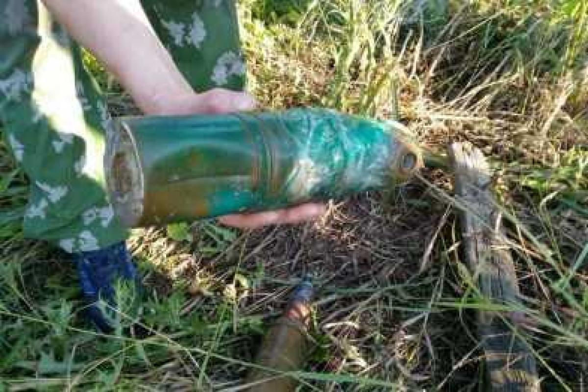 Российскую мину обнаружили в районе Широкино