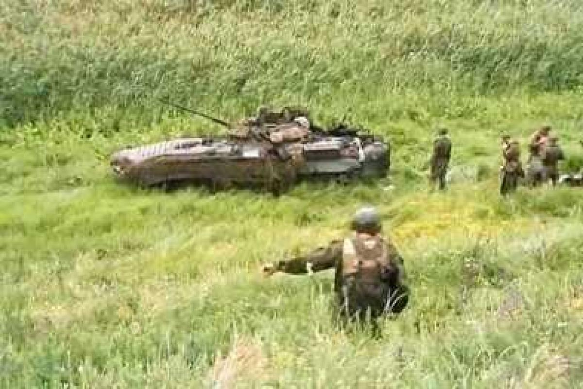 Со стороны России в направлении Мариуполя зашла боевая техника 