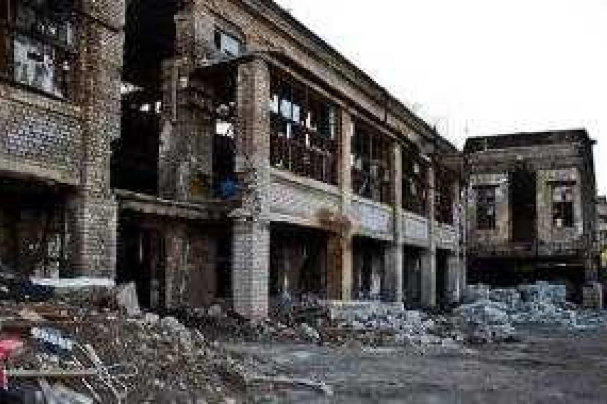 В Донецкой области из-за обстрелов разрушено большое количество домов