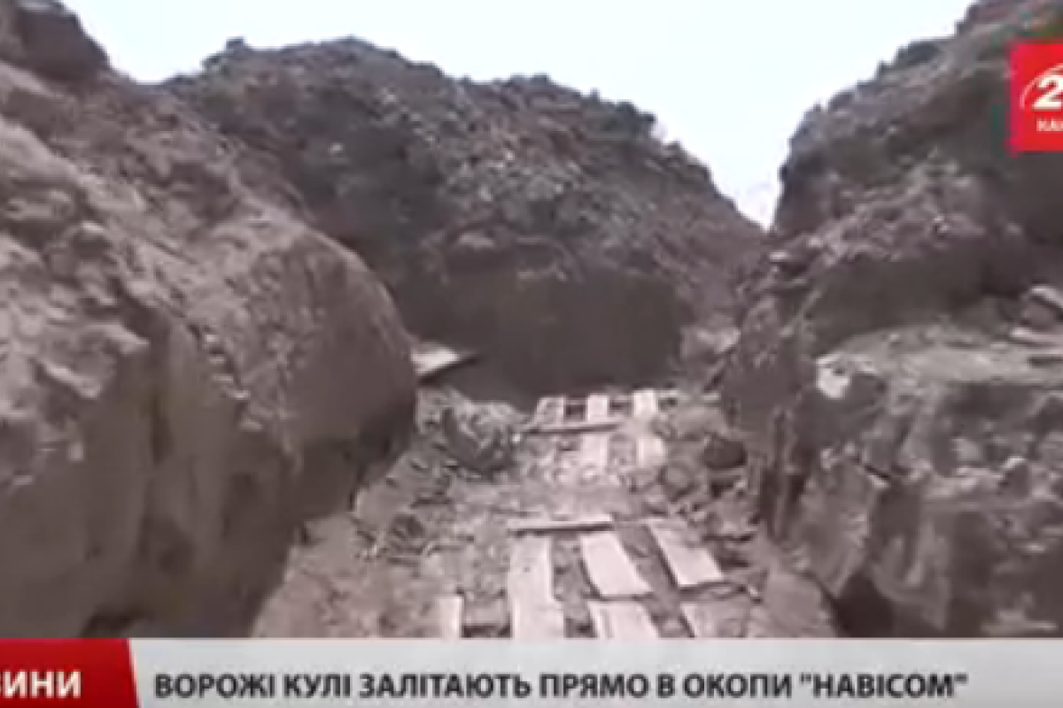 Боевики показательно копают окопы под Дебальцево