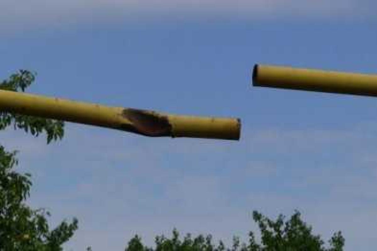 В оккупированном Донецке в результате ночного обстрела загорелся газопровод В оккупированном Донецке в результате ночного обстрела загорелся газопровод