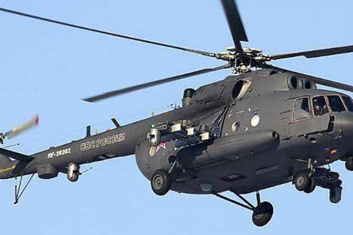 Пограничники засекли на админгранице с Крымом пролет российского вертолета Ми-8 Пограничники засекли на админгранице с Крымом пролет российского вертолета Ми-8