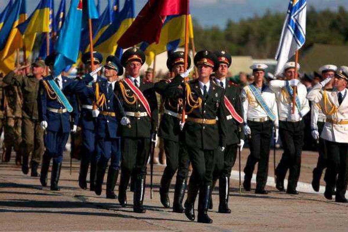 200 бойцов Нацгвардии приняли участие в репетиции парада «Марш независимости»