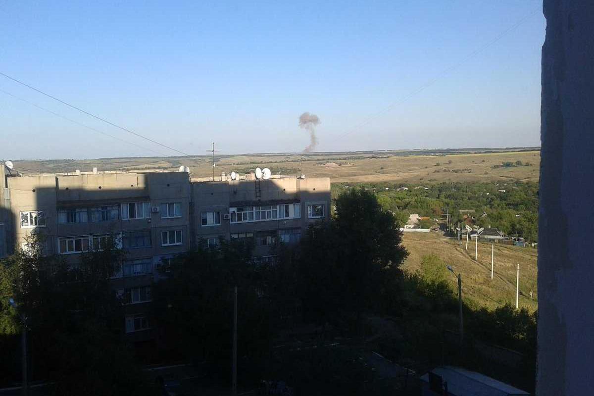 Оккупированный Стаханов содрогнулся от мощного взрыва Оккупированный Стаханов содрогнулся от мощного взрыва