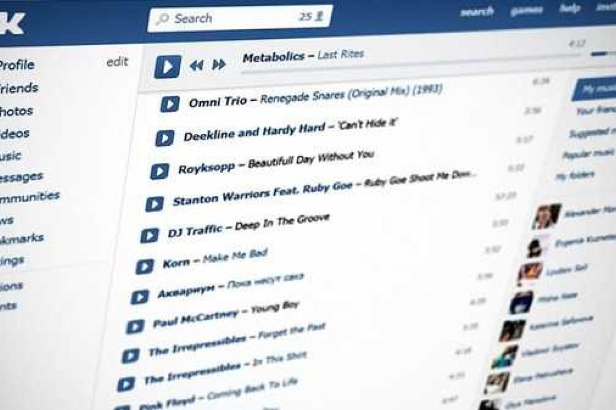 ВКонтакте запретила сторонним приложениям доступ к аудиозаписям