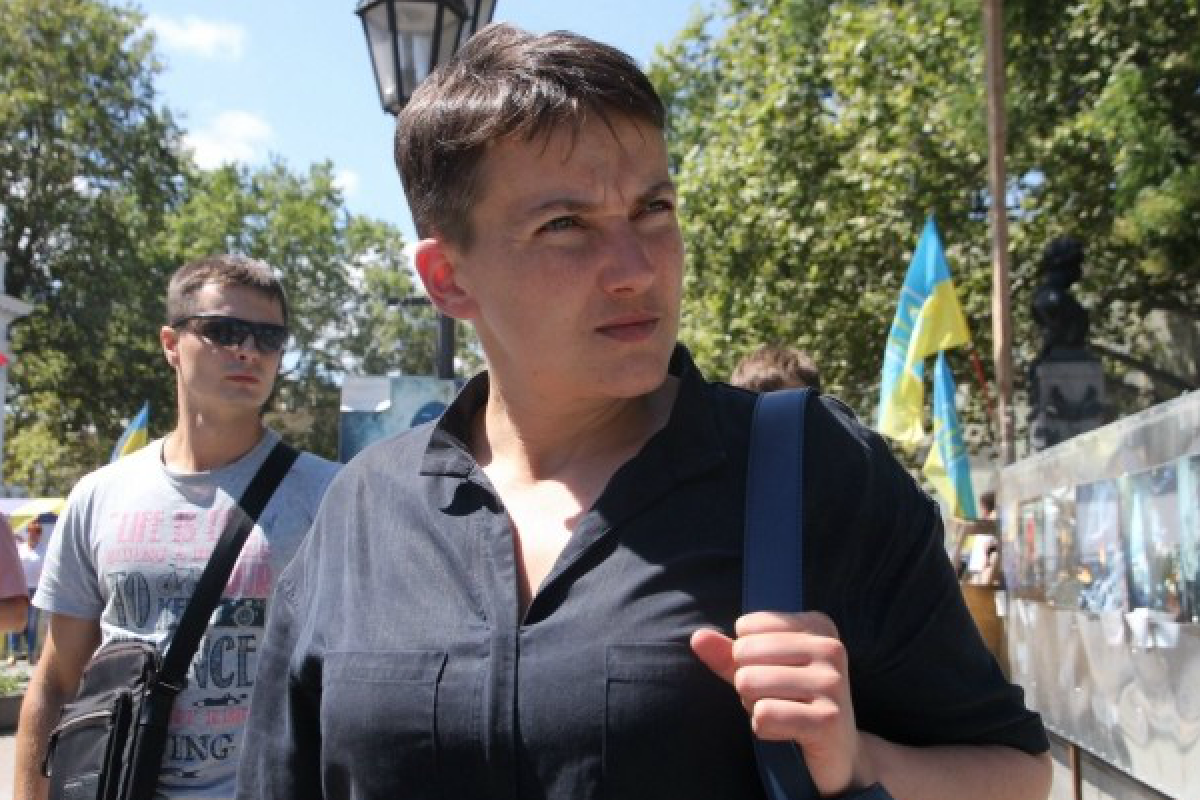 Савченко убеждена, что жители оккупированного Донбасса рано или поздно восстанут против террористической «власти»