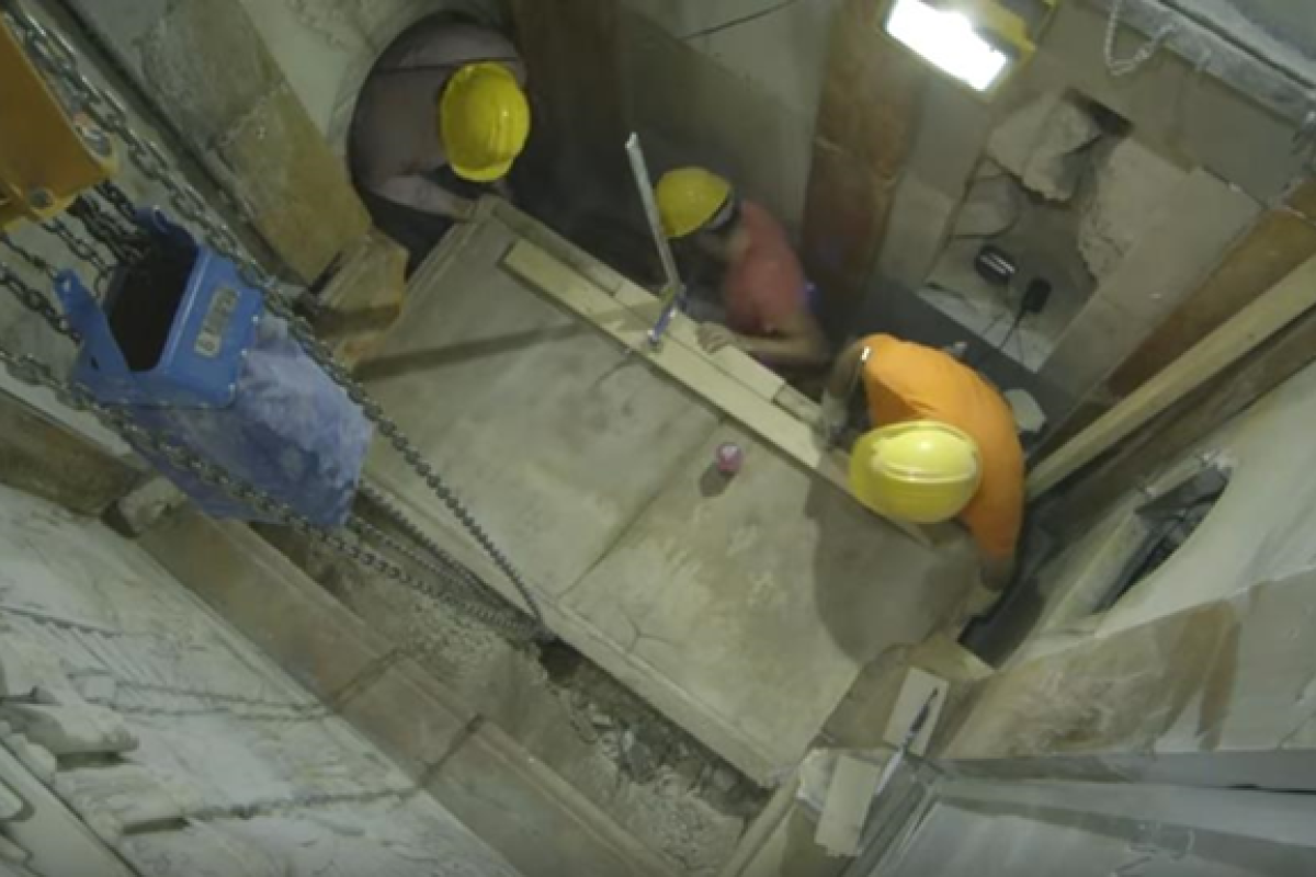 Опубликовано видео вскрытия гробницы Иисуса Христа Опубликовано видео вскрытия гробницы Иисуса Христа