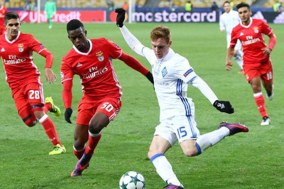 Ліга чемпіонів: де дивитися онлайн матч Бенфіка - Динамо